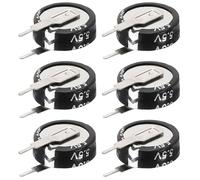 PATIKIL 6 Pcs Condensateurs Super 5.5V, 0.22F Condensateur Bouton En V Haute puissance Faible Resistance Haute Uniformite pour AC Motor Power Display Screen Computer