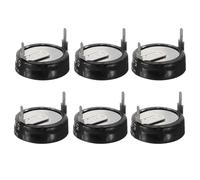 PATIKIL 6 Pcs Super Condensateurs 5.5V, 0.1F Condensateur Bouton Forme H Haute puissance Faible Resistance Haute Uniformite Pour Moteur AC Ecran d'affichage, Noir