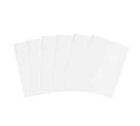PATIKIL 6 Pochettes Plastiques Type L, Format Lettre Pochettes Transparentes pour dossiers Protège-Papiers Pochette de Projet pour Bureau à Domicile, Blanc Laité