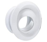 PATIKIL 6 pouce Rond Air Vent, Réglable Balle Jet Buse Diffuseur Plafond Diffuseur Vent Couvercle ABS Soffite Vent pour Salle Bain Cuisine Salon Chambre Ventilation