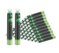 PATIKIL 60 Cartouches D'Encre Diamètre Intérieur 3.4mm Vert Clair | Pour Stylo Plume, Recharges Standard International Pour Écriture Professionnelle