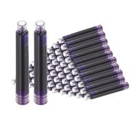 PATIKIL 60Pcs Cartouches D'Encre Pour Stylo Plume, Diamètre Intérieur 3.4mm Recharges Standard Internationales Pour Écriture Professionnelle, Violet