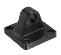 PATIKIL 62x62x48mm Air Cylindre Pied Bride Tige Pivot Chape Pneumatique Montage Support Arrière Montage Pièces, Noir