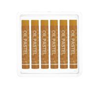 PATIKIL 6Pcs Pastels À L'huile Ocre Craies Grasses Douces | Bâtons Crémeux, Fournitures Artistiques Pour Peinture Dessin Mélange Graffiti Pour Débutants Artistes