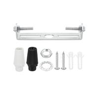 PATIKIL 75mm plaque plafonnier 1 Ensemble en acier avec vis rondelle écrou | Plaque de fixation pour luminaire suspendu, barre transversale 2 couleurs Bouchon