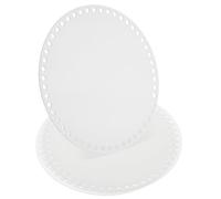 PATIKIL 8 x 8 inch Base De Panier en Crochet, 4 Pcs Fournitures pour Sac Rond en Acrylique Fond De Sac Forme pour Tissage Tricot Kit pour Crochet Sac À Épaule Sac À Main Bourse Artisanat