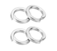 PATIKIL 80 Pièces Rondelle Grower Rondelle Élastique M6 Argent | En Acier Inoxydable 304, Kit Assortiment Pour Vis Boulons