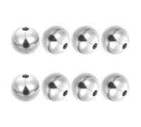 PATIKIL 8Pcs Boulons À Bille 20mm Filetage Femelle M5 UNC Argent | Adaptateur À Rotule En Acier, Pour Super Clamp Monture Hot Shoe Trépied Lumière Support Téléphone