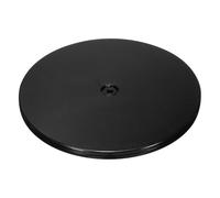 PATIKIL 9 Pouce Lourd Rotatif Pivotant Support 360° Rotation Noir | avec Acier Bille Roulements, Plateau Tournant Paresseux Susan Base pour Grand Écran TV Ordinateurs Moniteurs