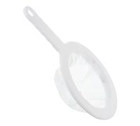 PATIKIL 9"x6" Alimentation Filtre Crépine, 350 Maille Cuisine Maille Filtres Crépines Fine Maille Tamis avec Poignée pour Filtre Jus de Fruit Café Soja Lait, Blanc