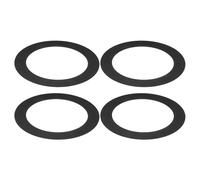 PATIKIL Anneaux de Rattrapage de 2,99" de Diamètre Intérieur, 4,72" de Diamètre Extérieur, 4 Pcs d'Anneaux de Rattrapage en Métal, Finition Mate Noire.