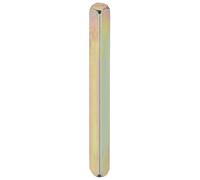 PATIKIL Axe de Bouton de Porte Carré 80x8mm, 1 Pcs Poignée de Porte de Rechange en Acier au Carbone, Barre de Broche, Pièces pour la Plupart des Boutons de Porte de Type Mortaise, Doré