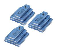 PATIKIL AXP96650 Lot de 18 gommes à sable givré faciles à nettoyer et durables pour stylo à bille et stylo plume Bleu