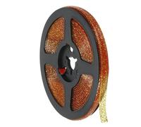 PATIKIL Bande de Calfeutrage pour Moulure, 20Ft Coin autocollant pour le Mur, Bordure d'Étanchéité auto-Adhésive Imperméable pour Plafond, Comptoir, Toilette, Baignoire, Couleur Or