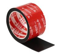 PATIKIL Bandes En Caoutchouc Néoprène Feuille En Caoutchouc Noir | 60mm De Largeur x 3mm D'Épaisseur x 1 Mètre De Longueur, Solide Autoadhésive Pour Joint D'Amortissement Bricolage