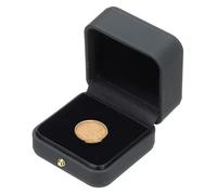 PATIKIL Boîte De Présentation De Pièces, Boîte De Présentation De Pièces Boîte De Pièces Étui De Pièces avec Porte-Pièces pour Pièces De 25mm pour Collectionneurs De Dollars en Argent,Bleu