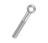 PATIKIL Boulon à Œil M14x100mm Boulon à Œillet de Levage pour Balancement d'Épaule, Vis Poisson en Acier Inoxydable 304, Filetage Métrique à Demi-Denture Trou Coulissant, Argentée