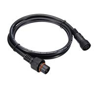 PATIKIL Câble d'Extension 3 Broches de 3,28 Pieds, 18AWG, Connecteur Étanche IP67 avec Mâle et Femelle aux Deux Extrémités pour Bandes LED, Noir