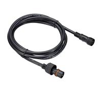 PATIKIL Câble d'Extension à 3 Broches de 6,56 Pieds, 18AWG, Connecteur Étanche IP67 avec Mâle et Femelle aux Deux Extrémités pour Bandes LED, Noir
