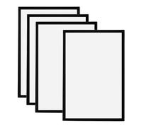 PATIKIL Cadre Magnétique A3, Lot De 4 Cadres D'Affichage Magnétiques Pour Photos, Images, Auto-Adhésifs, Réutilisables, Double Face Pour Réfrigérateur, Fenêtre, Mur, Noir