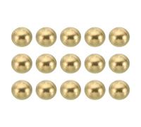PATIKIL Capuchon Écrous Bouton Laiton, M3x0,5 Filetage 6mm 15 Pcs | Boule Lampe Décoratif Vis Bouchons Écrou Couvercle Écrou pour Mobilier Éclairage ou DIY Projet