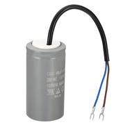 PATIKIL Condensateur De Démarrage CD60, 400uF 110-250V 2 Fils 50/60Hz Condensateur Pour Moteur 100x50mm Pour Moteur De Compresseur D'Air Démarrage Fonctionnement, Gris