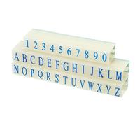 PATIKIL Détachable Numéro Lettre Tampon, Plastique 9+26 Chiffres Dimension Caractères 1 Numérique 0-9 Alphabet A-Z Combination Ensemble pour Carte Scrapbook Enseignement