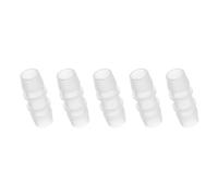 PATIKIL Embouts de Tuyau en Plastique de 5/8" x 5/8", 5 pièces Raccords de Tuyau en Vrac à par, Raccords de Tuyau à Barbe Mender Joint Adaptateur Union pour Aquarium, Carburant, gaz