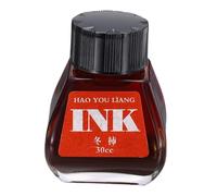 PATIKIL Encre pour Stylo Plume Rouge Couchant 30ml Couleur Non Carbone | Encre Calligraphie En Bouteille, Flux Fluide, Set Dessin Art Fournitures Pour Écriture Peinture Journaling