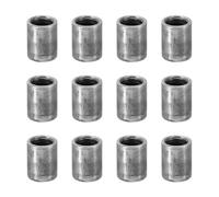 PATIKIL Entretoises en Acier au Carbone M4, 24pcs Entretoise Métallique Acier à Vis Ronde, Rondelle Plate pour Vis Tige Filetée Écrous Boulons, 4mm ID x 6mm OD x 6mm Hauteur