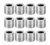 PATIKIL Entretoises en Acier au Carbone M6, 12pcs Entretoise Métallique Acier à Vis Ronde, Rondelle Plate pour Vis Tige Filetée Écrous Boulons, 6mm ID x 12mm OD x 11mm Hauteur