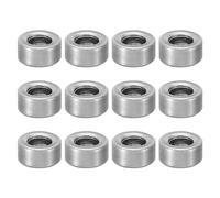PATIKIL Entretoises en Acier au Carbone M6, 24pcs Entretoise Métallique Acier à Vis Ronde, Rondelle Plate pour Vis Tige Filetée Écrous Boulons, 6mm ID x 12mm OD x 6mm Hauteur