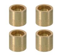PATIKIL Entretoises en Laiton M12, 4pcs Entretoise Métallique Cuivre à Vis Ronde, Rondelle Plate pour Vis Tige Filetée Écrous Boulons Gonds de Porte, 12mm ID x 16mm OD x 15mm Hauteur