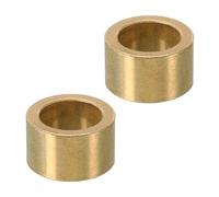 PATIKIL Entretoises en Laiton M14, 2pcs Entretoise Métallique Cuivre à Vis Ronde, Rondelle Plate pour Vis Tige Filetée Écrous Boulons Gonds de Porte, 14mm ID x 20mm OD x 12mm Hauteur