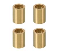 PATIKIL Entretoises en Laiton M14, 4pcs Entretoise Métallique Cuivre à Vis Ronde, Rondelle Plate pour Vis Tige Filetée Écrous Boulons Gonds de Porte, 14mm ID x 20mm OD x 28mm Hauteur