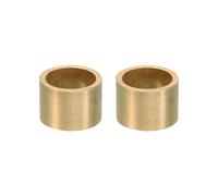 PATIKIL Entretoises en Laiton M16, 2pcs Entretoise Métallique Cuivre à Vis Ronde, Rondelle Plate pour Vis Tige Filetée Écrous Boulons Gonds de Porte, 16mm ID x 20mm OD x 18mm Hauteur