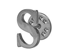 PATIKIL Épingles De Revers À Lettres Pour Hommes Et Femmes, Initiale Alphabet Lettre-S Épingle De Col Pour Chemise Robe Chapeau Costaux Manteau, Gris Acier