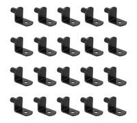PATIKIL Étagère Chevilles Goupilles 1/5 Pouce, 20 Paquet forme L Étagère Goupilles Supports Armoire Etagère Support Chevilles pour Etagères Bibliothèque Placard Meubles, Noir