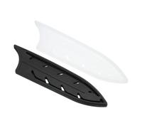PATIKIL Étuis Pour Couteaux de Cuisine Pour Couteau en Céramique de 6", 2 Pièces de Protection Pour Lame de Couteau Couvertures Ensemble Feather, Noir et Transparent, 6,1" X 1,6"