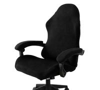 PATIKIL Extensible Universelle Pour Chaises Noir Set Housse Chaise, Housse | 1 Set, Housse De Chaise Extensible Universelle Housse De Siège D'ordinateur Grande Avec Housses D'accoudoir Fermeture Éclair