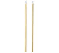 PATIKIL Extension Tige Filetée, 2 Ensembles 12" M10 x 1mm Filet Fin Tige De Lampe Avec Raccords De Tige De Lampe Pour suspendus Éclairage D'Îlot Lustres Tiges, Bronze