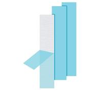 PATIKIL Feuille métal aluminium 6061 T651 6 x 1 x 1/16 (0,0625") pouce 3 pièces Plaque d'aluminium plate plate couverte film protecteur, Rectangle chaleur 1,5MM pour l'artisanat industriel