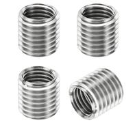 PATIKIL Filetage Adaptateurs Manchon Réducteur Écrou Insert Fileté Metal, 4 pcs M20x2,5 Mâle vers M16x2 Femelle Réparation Insérer Écrou Vis Réducteur Inox Acier Attache 20mm