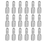 PATIKIL Goujon Fileté Double Extrémité M4x10 à M6x10, 20mm Long, 15 Pcs Adaptateur Réducteur de Filetage Boulons de Tige en Acier Inoxydable 304, Destiné à La Quincaillerie de Meubles