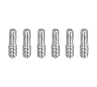 PATIKIL Goujon Fileté Double Extrémité M5x10 à M6x10, 20mm Long, 6 Pcs Adaptateur Réducteur de Filetage Boulons de Tige en Acier Inoxydable 304, Destiné à La Quincaillerie de Meubles