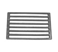 PATIKIL Grille De Feu en Fonte Grille De BBQ 6 Fentes pour Barbecue | Rectangle 10" Remplacement Plaque A Charbon Haute Temperature, Grille De Fond Accessoire De Cuisson
