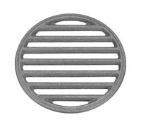 PATIKIL Grille De Feu en Fonte Grille De BBQ Ronde 20 cm De Remplacement | Grille De Fond Pour Barbecue, PlaqueCharbon RsistanteLa Haute Temprature, Accessoire De Cuisson Avec 6 Fentes