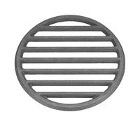 PATIKIL Grille De Feu en Fonte, Grille De BBQ Ronde De 8.2 Pouces Remplacement Plaque De Charbon Haute Température Grille De Fond Accessoire De Cuisson 6 Fentes pour Barbecue