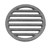 PATIKIL Grille De Feu en Fonte Grille De Fond 6 Fentes pour Gril Barbecue | Grille Ronde De BBQ De 4,7 Pouces De Remplacement, Plaque De Charbon À Haute Température, Accessoires De Cuisson