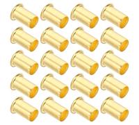 PATIKIL Insert de Compression en Laiton, 40 Pcs 12mm OD x 9mm ID Tube Kit d'Assortiment de Raccords de Compression de Support de Tube d'Insertion pour Tuyau d'Air, d'Huile et d'Eau